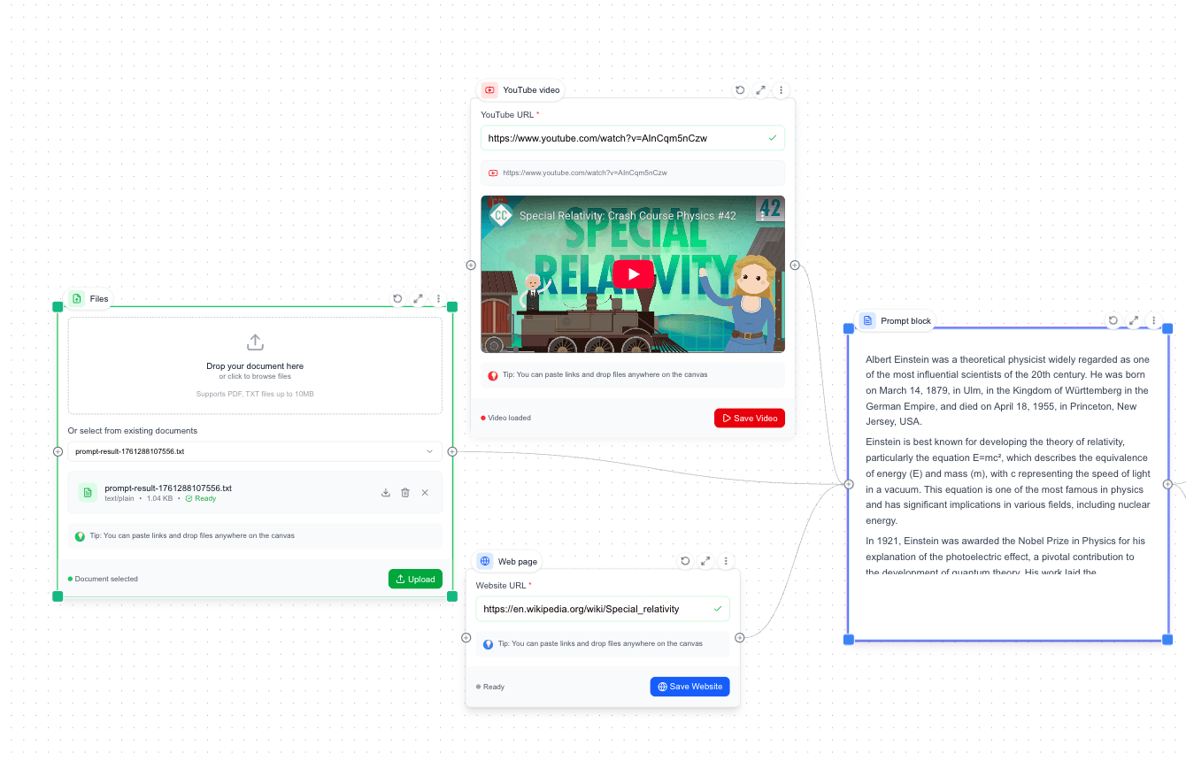Workspace integration content